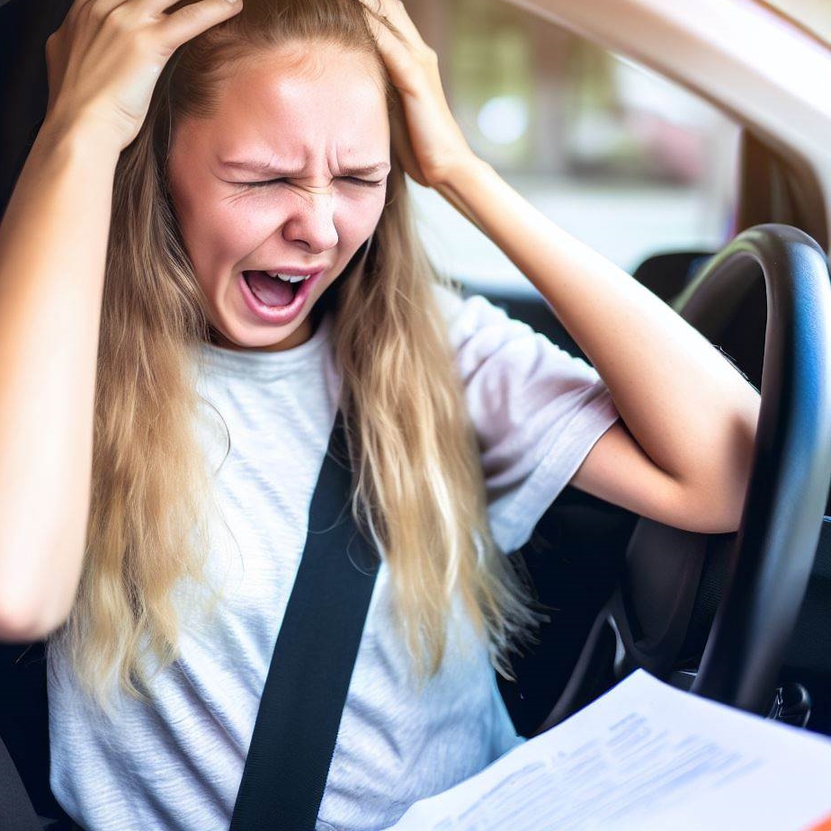 Stres przed egzaminem na prawo jazdy